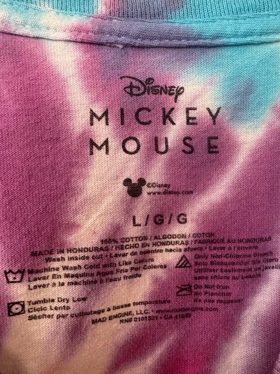 Disney Mickey Mouse & Friends Tie Dye Character T-Shirt, Large - Picture 3 of 4